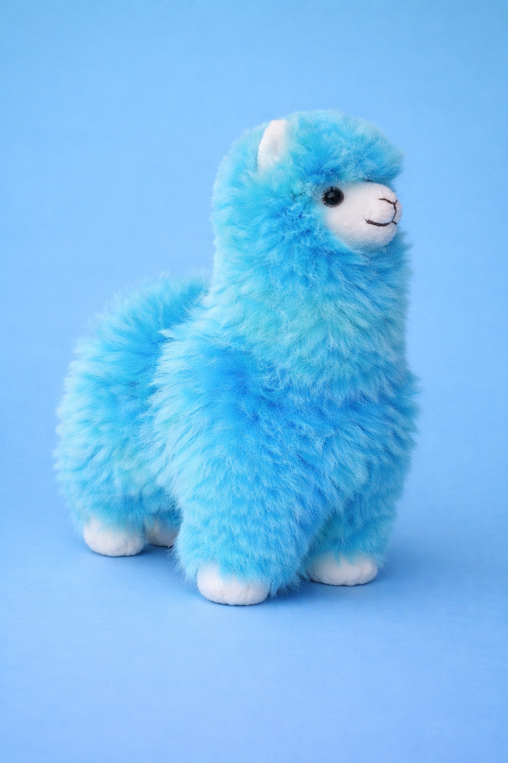 Turquoise Alpaca Knuffel – Handgemaakt uit Peru